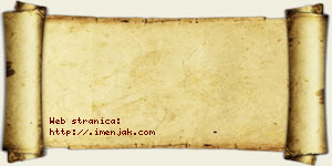 Jovana Skočić vizit kartica